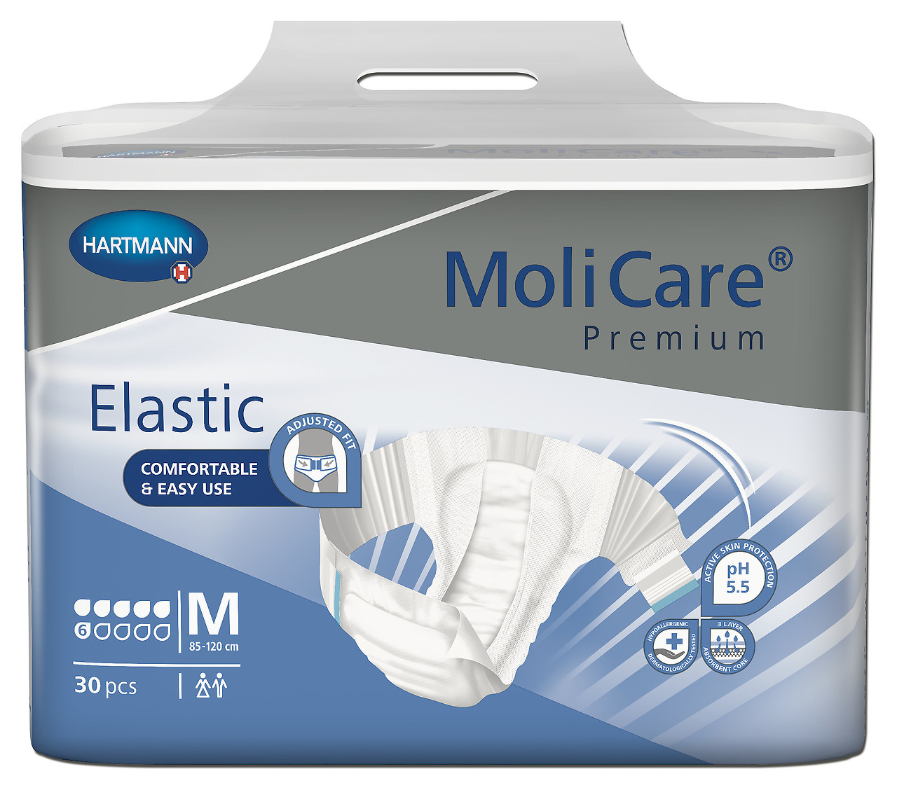 Absorpční kalhotky MoliCare Elastic 6 kapek M