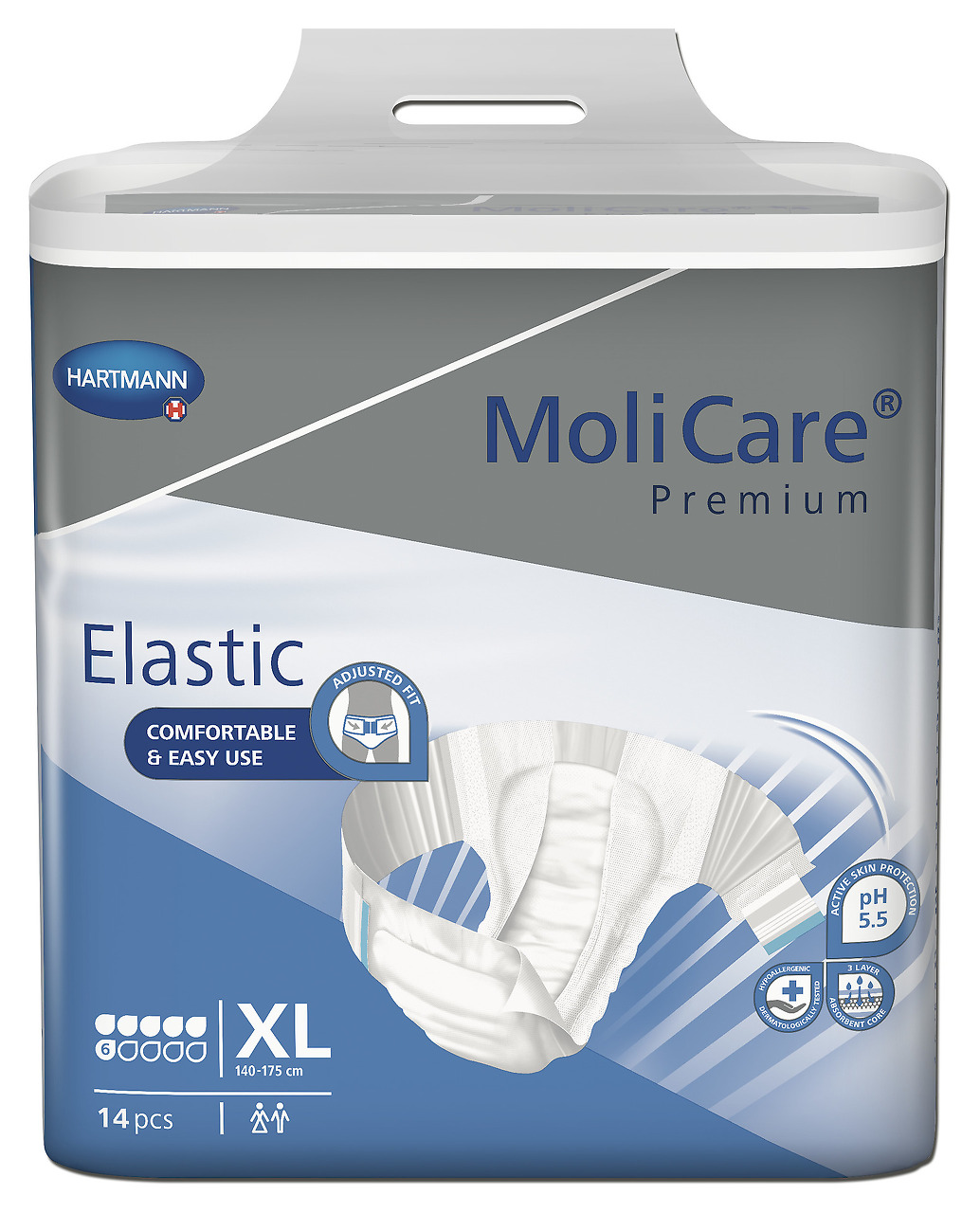 Absorpční kalhotky MoliCare Elastic 6 kapek XL