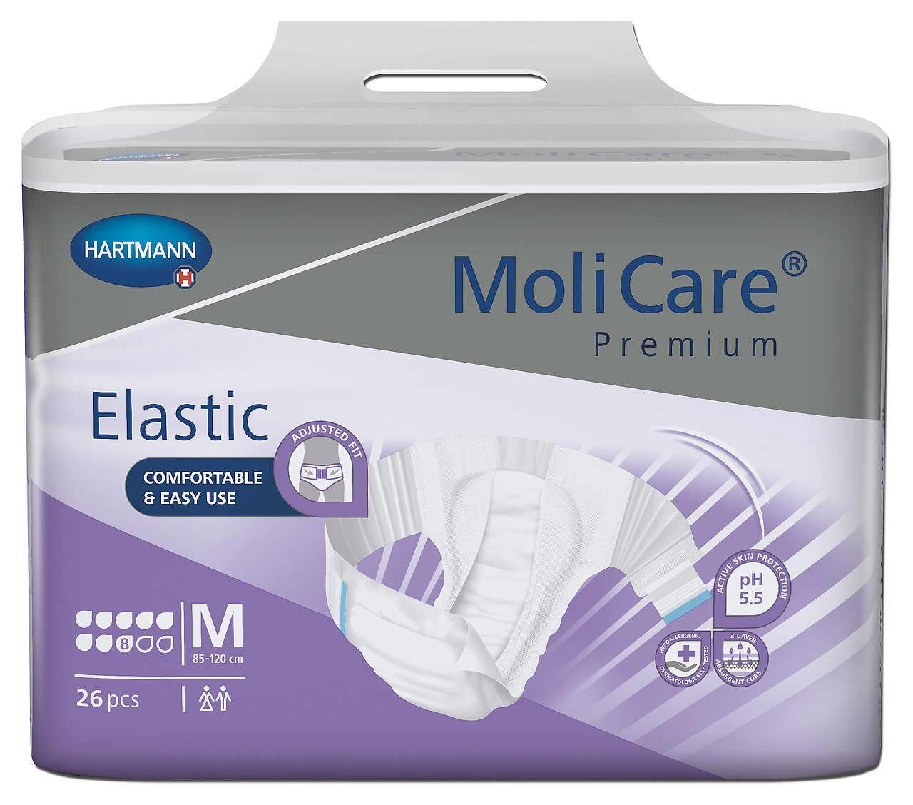 Absorpční kalhotky MoliCare Elastic 8 kapek M