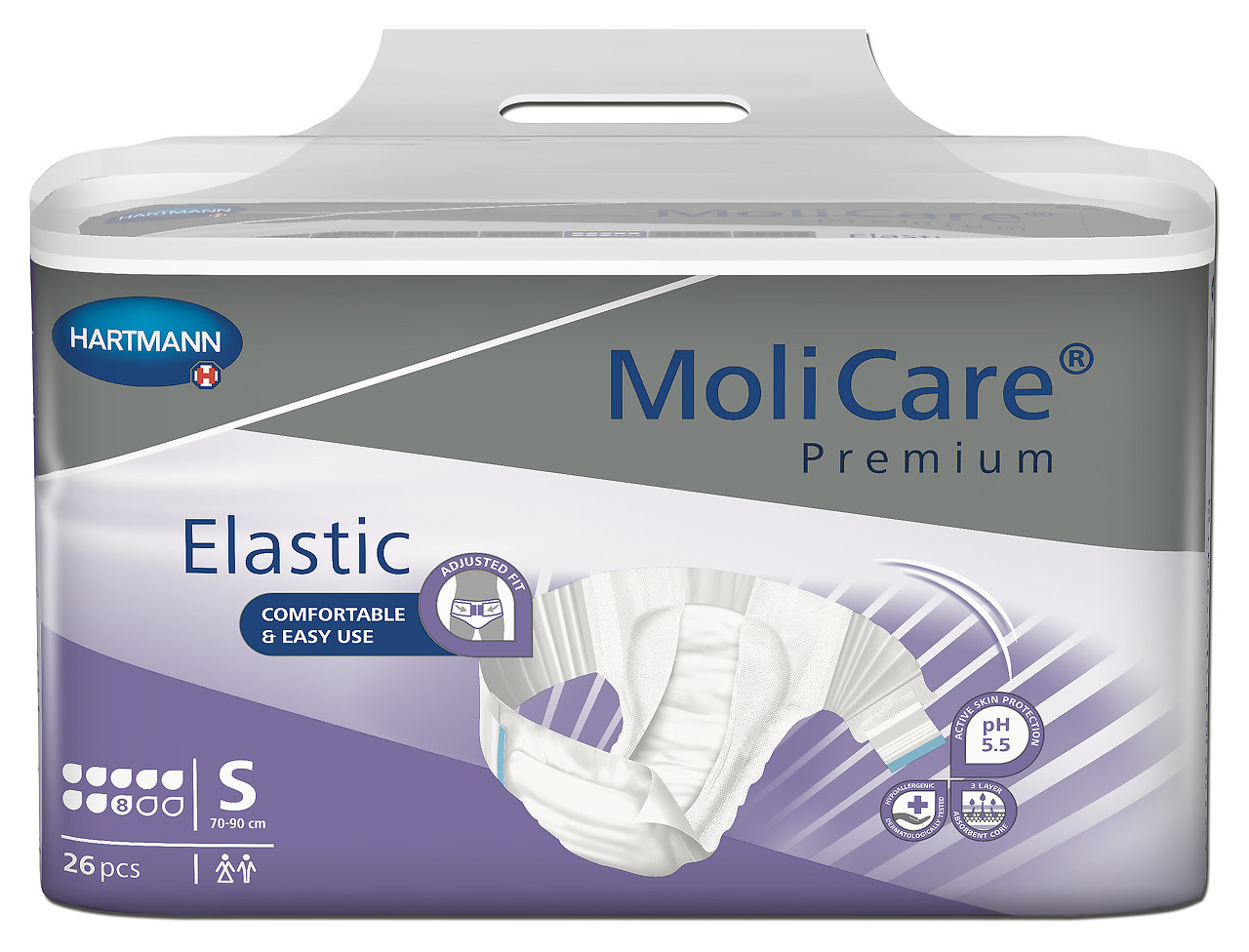 Absorpční kalhotky MoliCare Elastic 8 kapek S