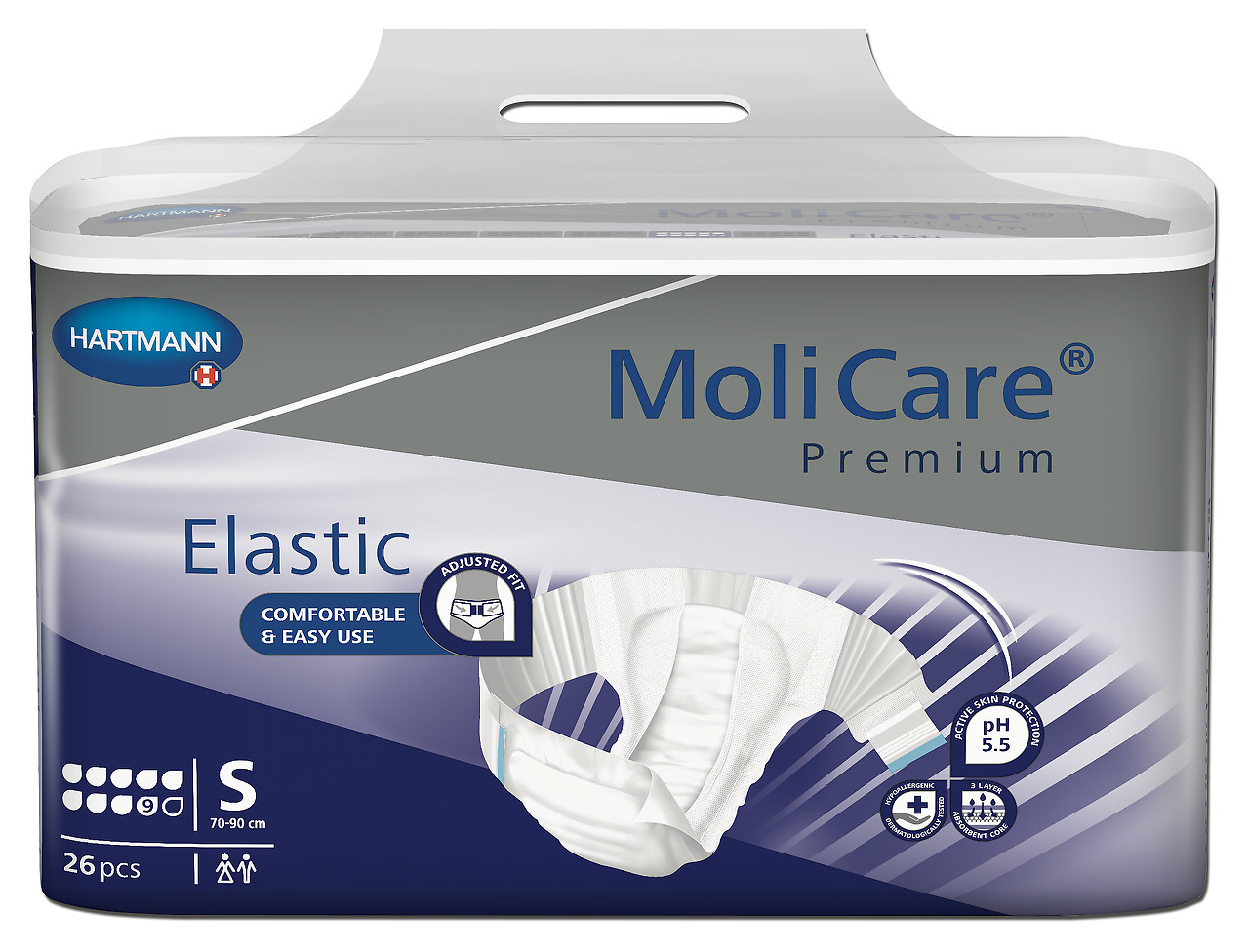 Absorpční kalhotky MoliCare Elastic 9 kapek S