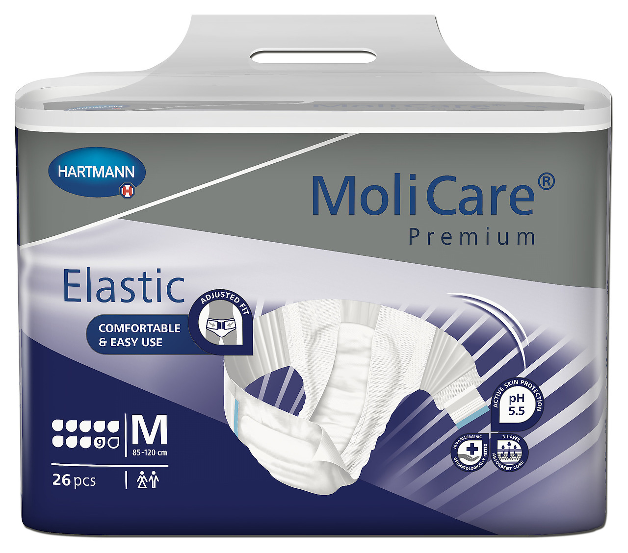 Absorpční kalhotky MoliCare Elastic 9 kapek M