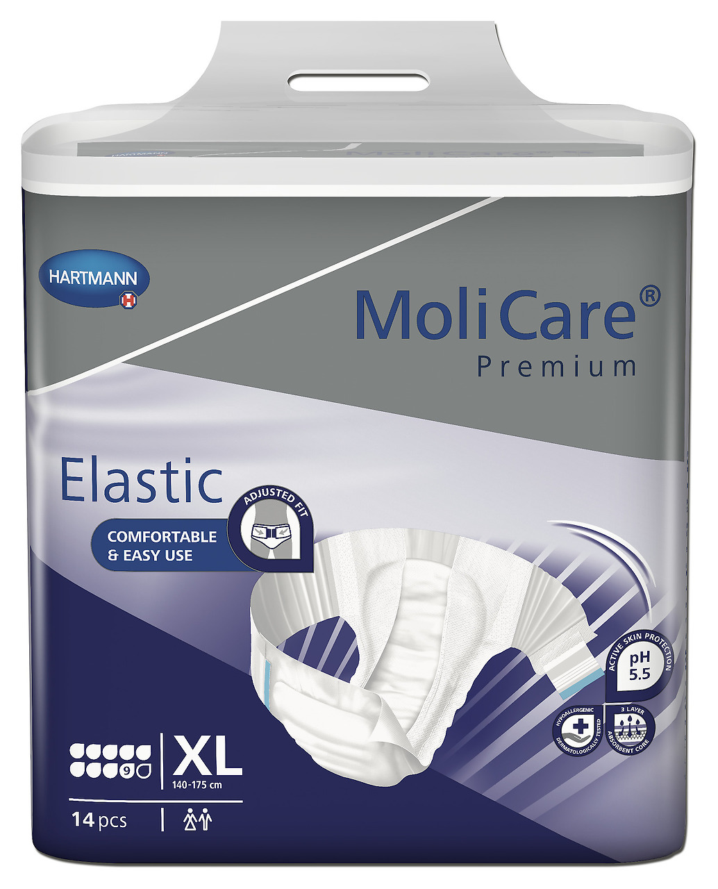 Absorpční kalhotky MoliCare Elastic 9 kapek XL